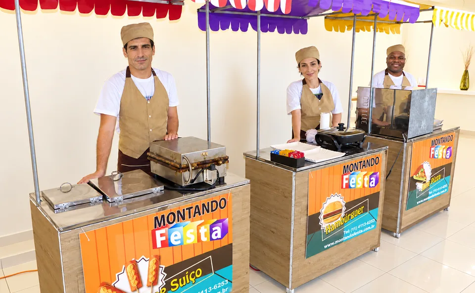 Barraquinhas para festa infantil