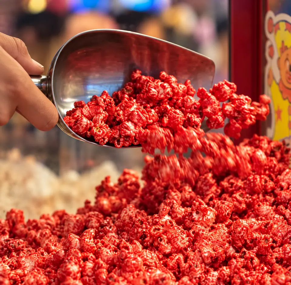 Barraquinha de pipoca doce para festa