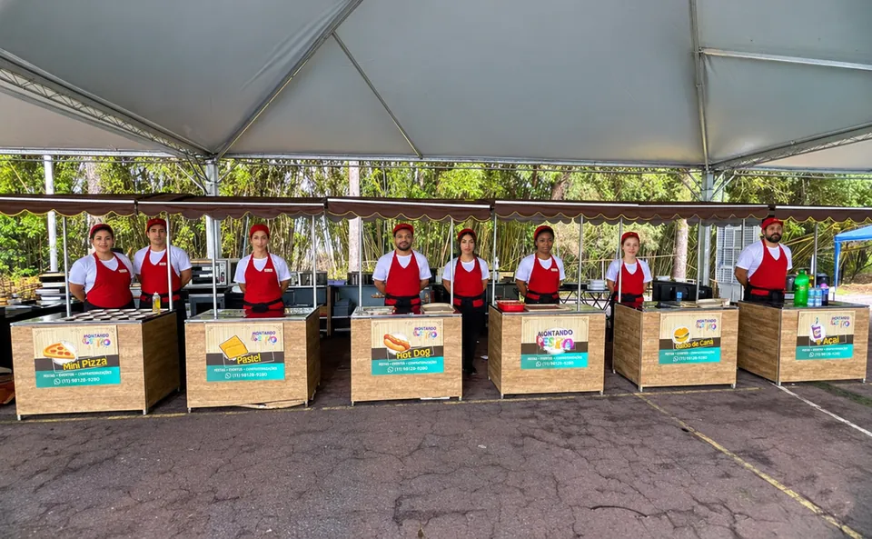 Barraquinhas de lanches para festas e eventos corporativos