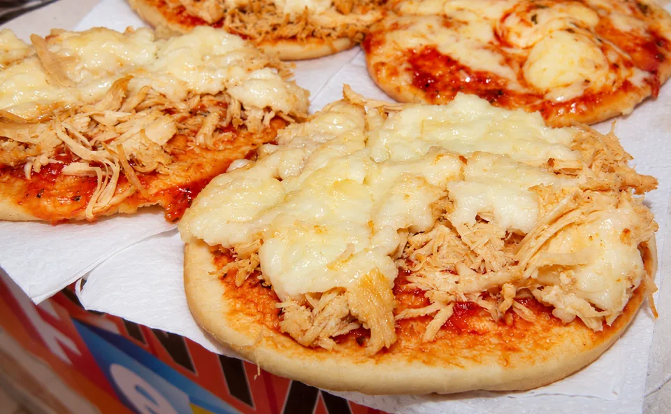 Barraquinha de pizza festa infantil