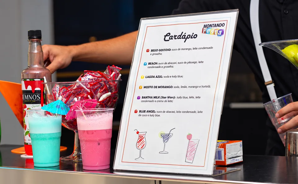 Bartender para Festa Infantil em SP com Balcão Iluminado
