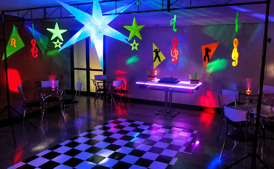 Decoração Fluorescente