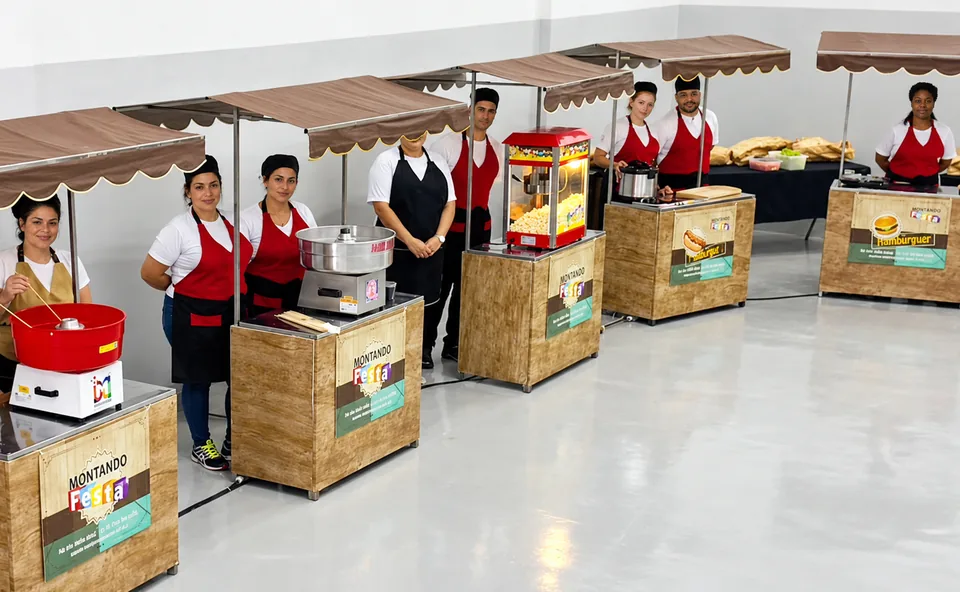 Barraquinhas para eventos corporativos em SP