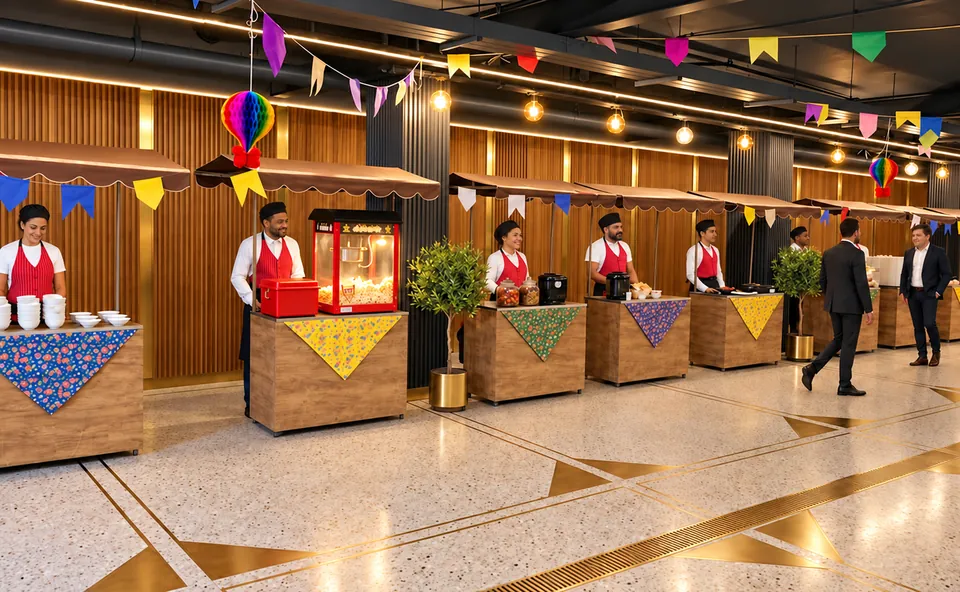 Estrutura de barraquinhas para festa junina SP