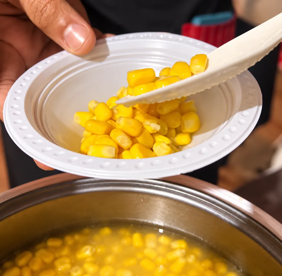 Barraquinha de milho verde para festa junina