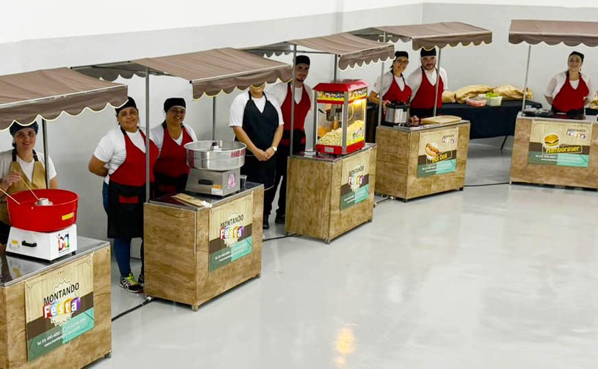 Barraquinhas para confraternização de empresa