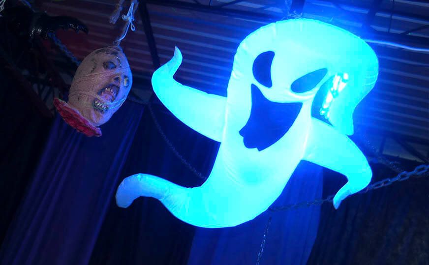 Fantasma inflável iluminado da decoração de Halloween